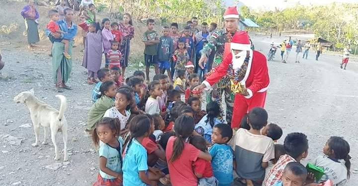 Semarak Perayaan Natal Di Perbatasan Dengan Berbagi Kebahagiaan Era