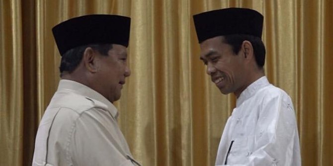 Dukungan Ustadz Abdul Somad dan Pengaruhnya pada Suara Prabowo di Pilpres