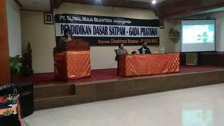 Puluhan Satpam Bali Mengikuti Pendidikan Gada Pratama