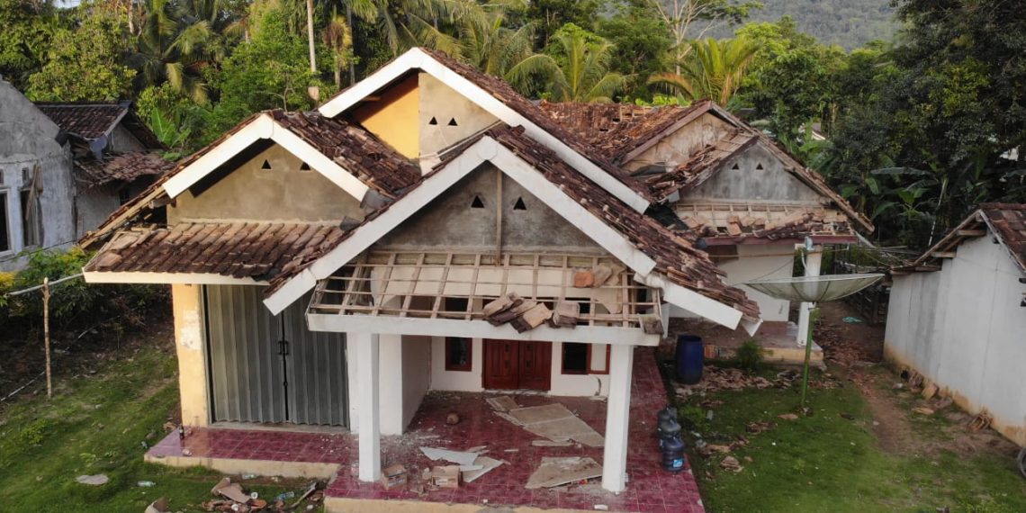 Sebanyak 1.378 Rumah Terdampak Gempabumi M 6,6 Banten