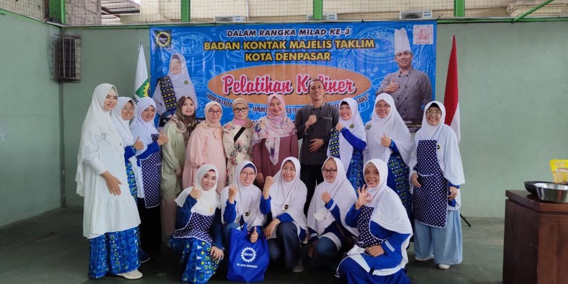 Milad BKMT Kota Denpasar ke-3, Berbagi Sekantong Darah Untuk Kemanusiaan dan Pelatihan Kuliner Bersama Chef