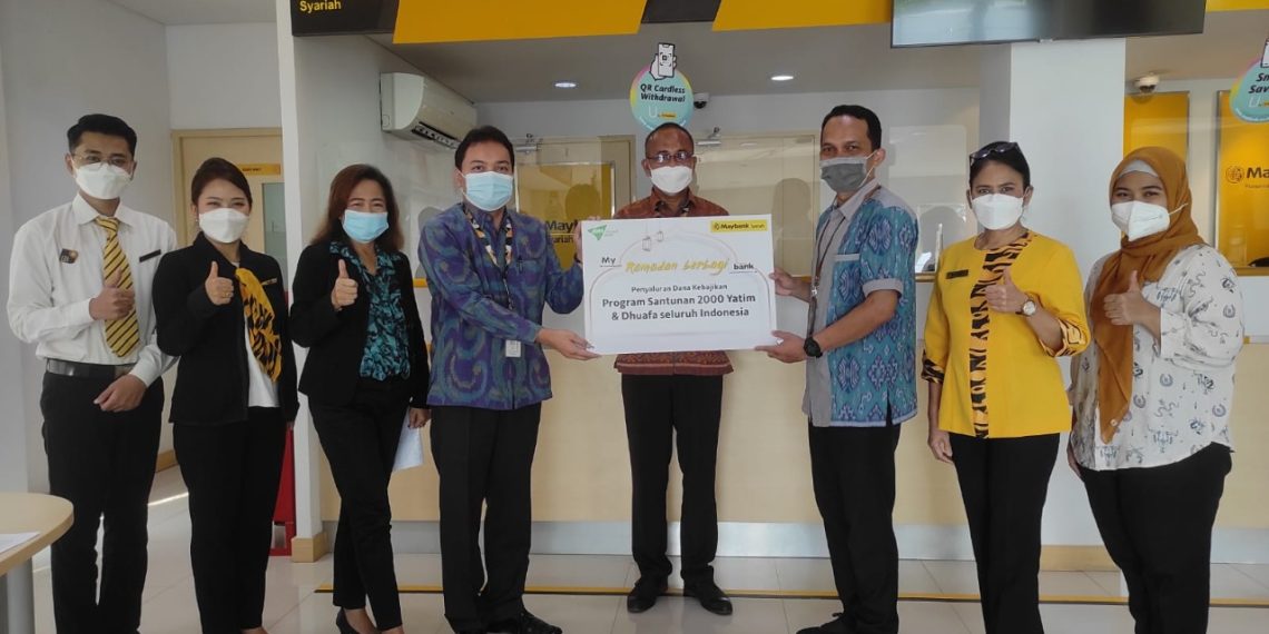 Maybank Syariah Santuni 100 Anak Yatim Duhafa Binaan DSM