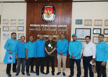 Sambangi KPU Provinsi, Partai Gelora Bali Optimis Sambut Pemilu 2024