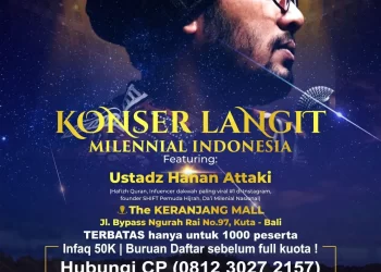 Konser Langit Milenials Indonesia Bersama Ustadz Hanan Attaki