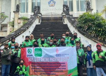 Ojek Online Siap Menjaga Situasi Kamtibmas Aman dan Mensukseskan perhelatan G20 di Bali