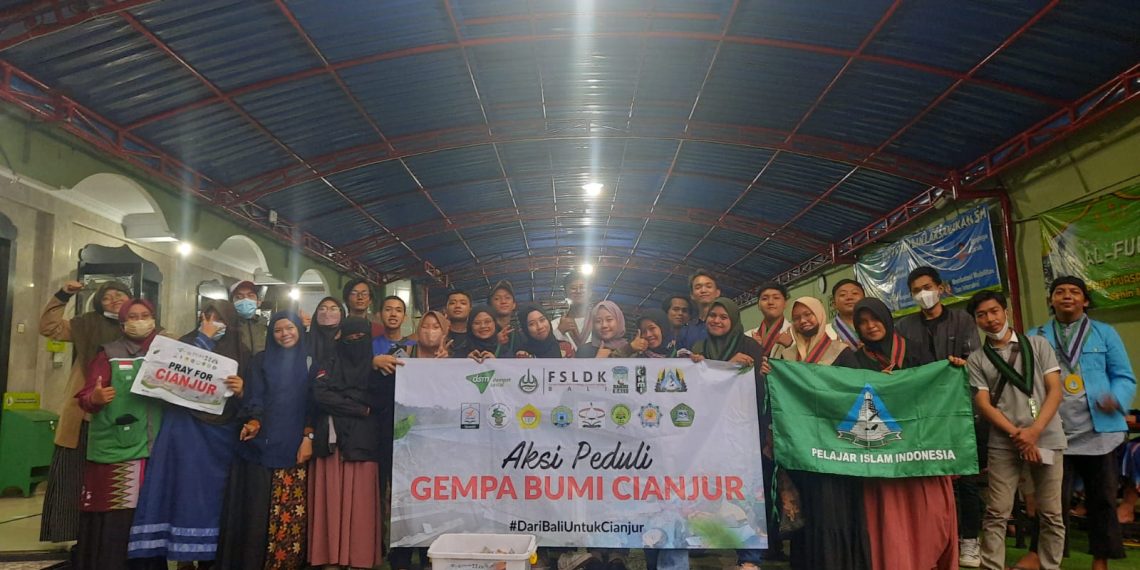 Aliansi Mahasiswa Bali Bersama DSM Galang Donasi Gempa Cianjur