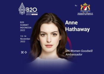 Anne Hathaway Akan Hadiri Acara Puncak B20 di Bali