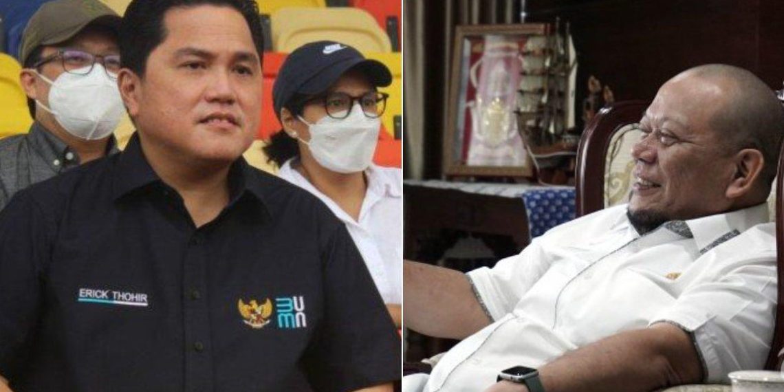 Riwayat Prestasi Bursa Calon Ketum PSSI Erick Thohir & La Nyalla