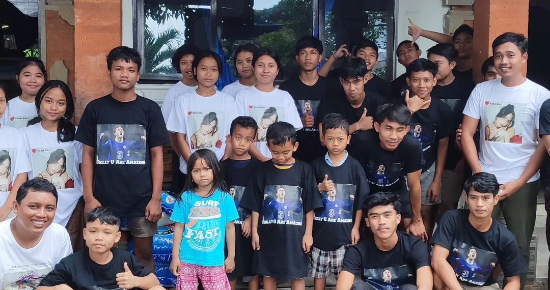 Pemain Ben Chilwell dan Istri nya Berdonasi Kepada Panti Asuhan Semara Putra di Klungkung, Bali