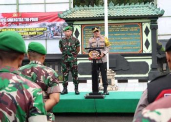 Jelang KTT Asean, Polresta Denpasar dan Kodim Badung Gelar Apel Bersama