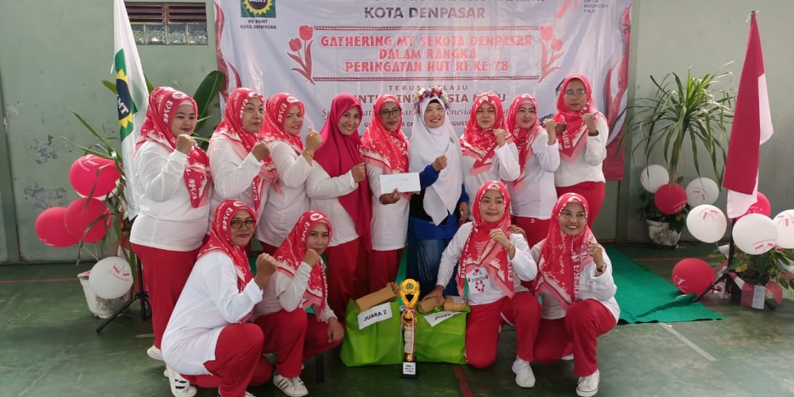 Meriahkan HUT Kemerdekaan ke-78, BKMT Kota Denpasar Gelar Berbagai Macam Lomba