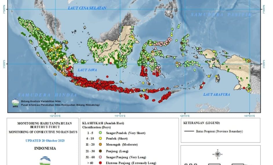 87 Daerah di 15 Provinsi Alami Kekeringan