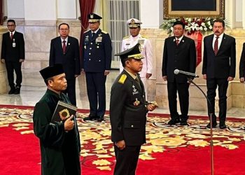 Presiden Jokowi Lantik Jenderal Agus Subiyanto Jadi Panglima TNI