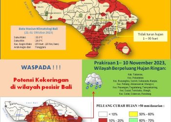 Peringatan Dini Kekeringan, 87 Daerah di Bali Berpotensi Krisis Air