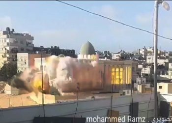 Israel Hancurkan Masjid Khalid bin al-Walid di Gaza