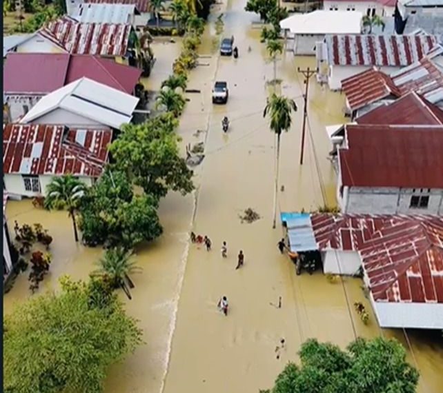 Banjir Merendam 154 Unit Rumah Di Kabupaten Parigi Moutong