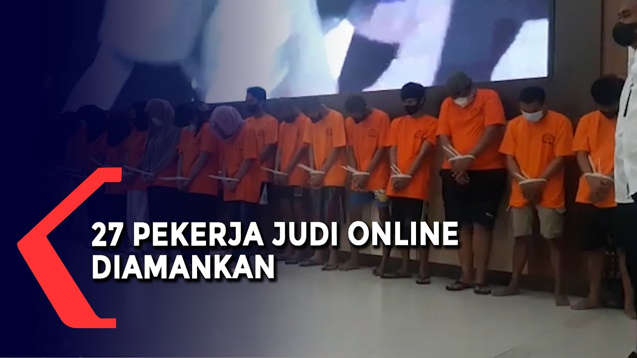 Kantor Judi Online di Bekasi Digerebek Polisi, 11 Tersangka Diamankan