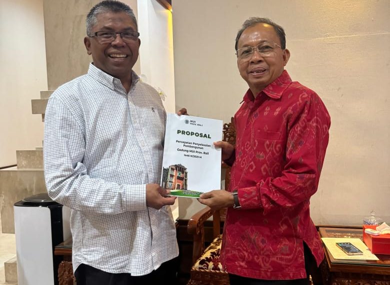 Temui Gubernur Bali, H. Mudjiono Dorong Lanjutan Pembangunan Gedung MUI