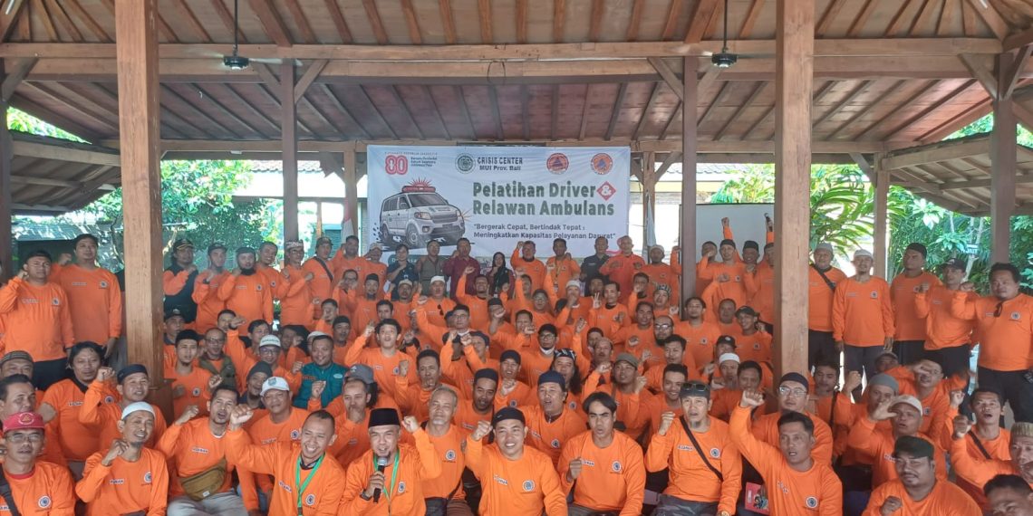Crisis Center MUI Bali Gelar Pelatihan Relawan Driver dan Relawan Ambulans se-Bali