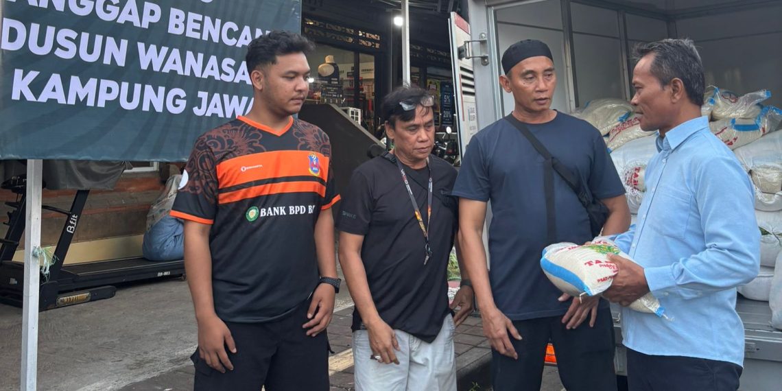 Bali Bangkit : Partai Gelora Salurkan 1 Ton Beras di Tengah Duka Banjir Bali