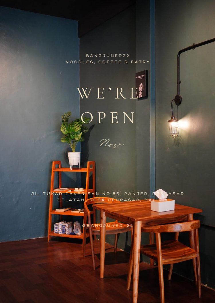 Tempat Nongkrong Nyaman di Panjer, Bang Juned 22 Coffee & Noodle Eatery